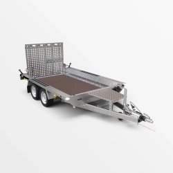 Przyczepa budowlana do przewozu koparek maszyn budowlanych itp.